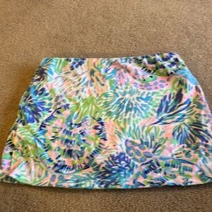 Lilly Pulitzer size XL 12-14 girls skirt with shorts underneath